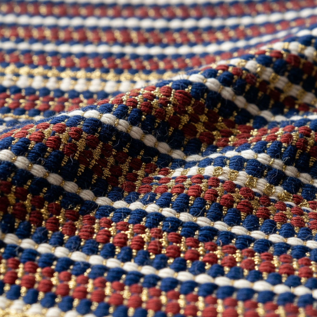 hand-woven Aso Oke fabric by ikrest.ng