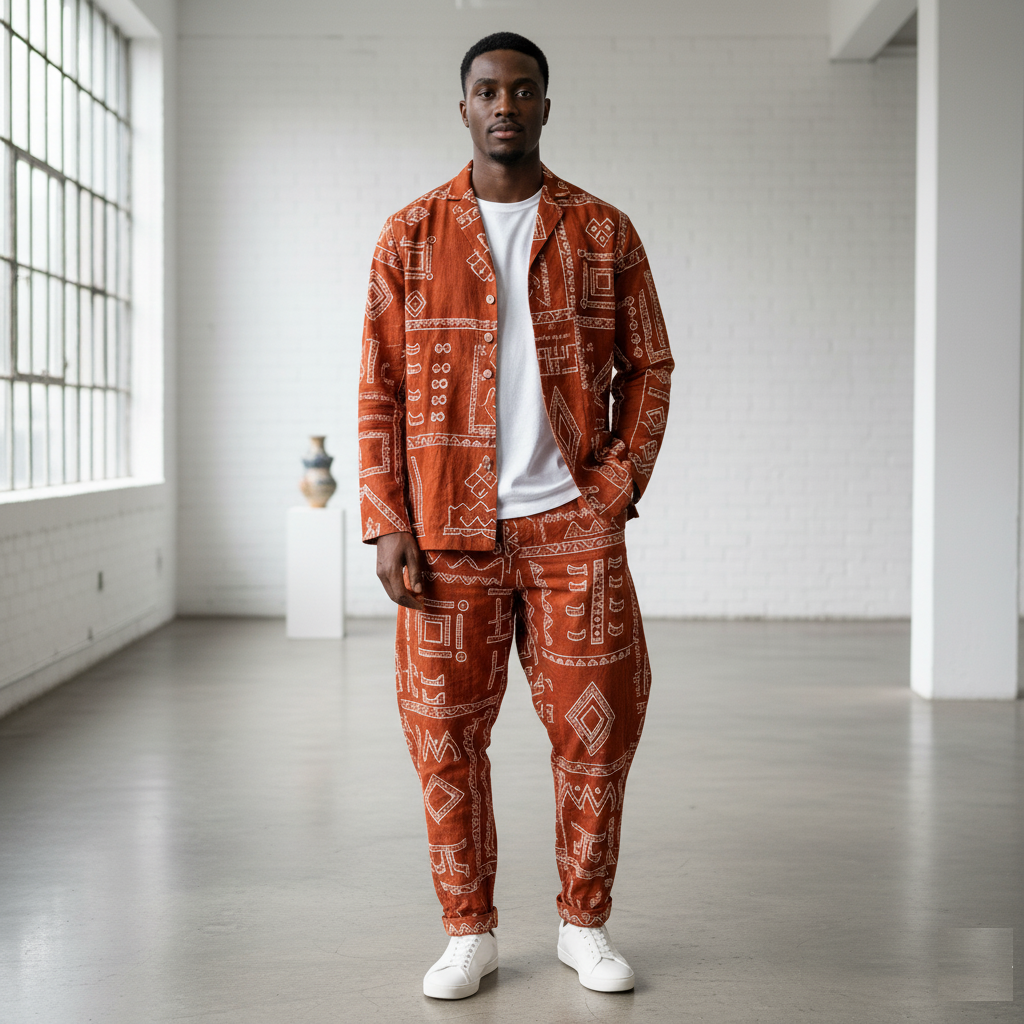 ikrest.ng modern Adire fabric